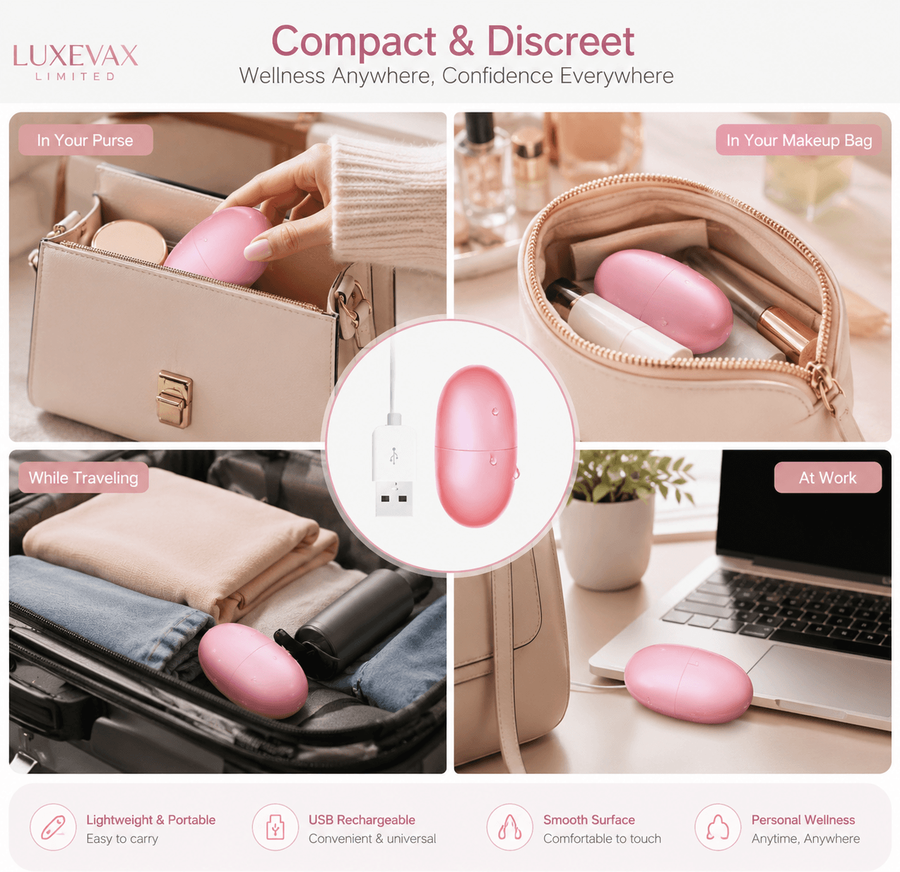 LuxevaX Stunning Wired Personal Massager: 2 Flawless Choices - Image 3